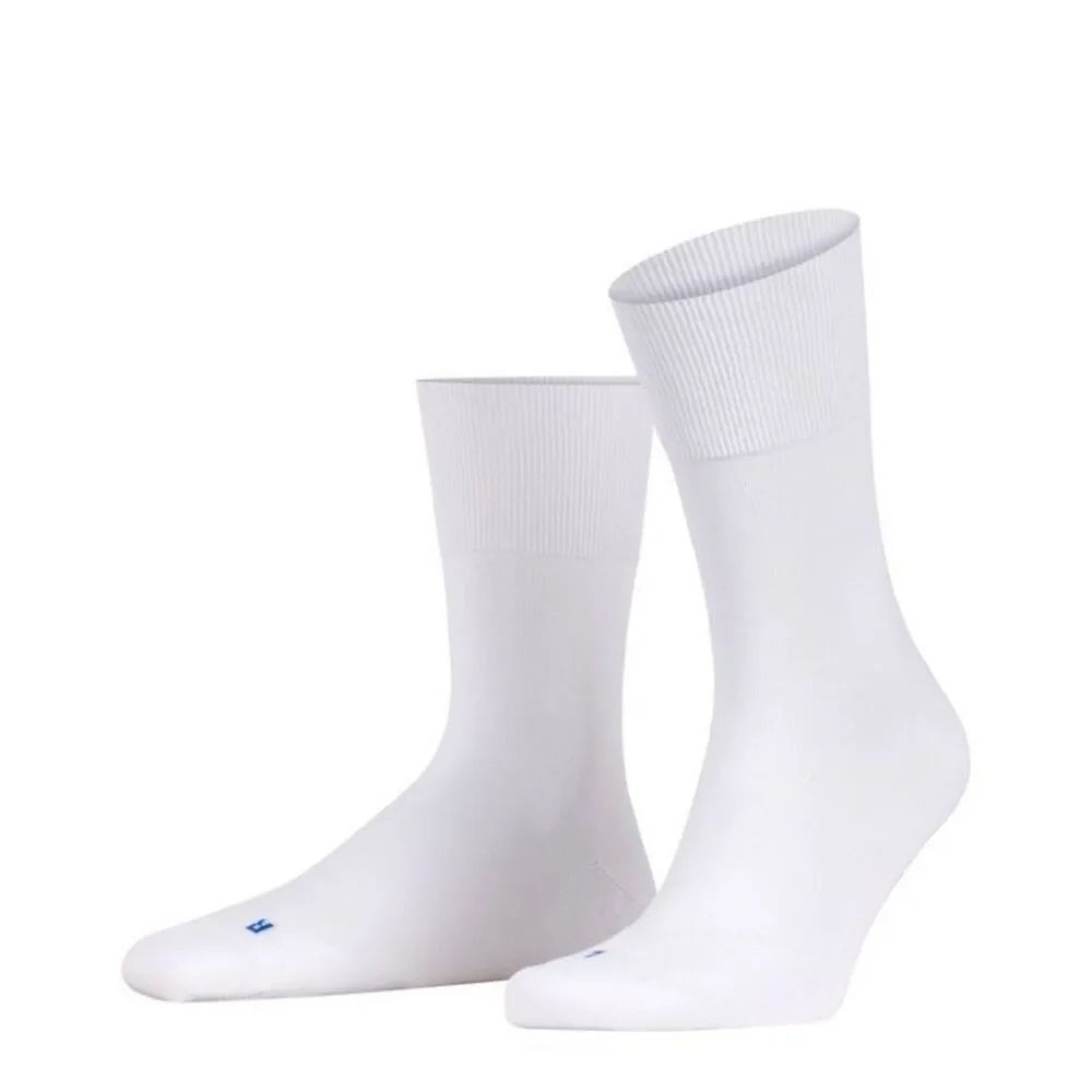 Brand New Unisex Mens Falke Run Running Socks in White - Sz 16/17